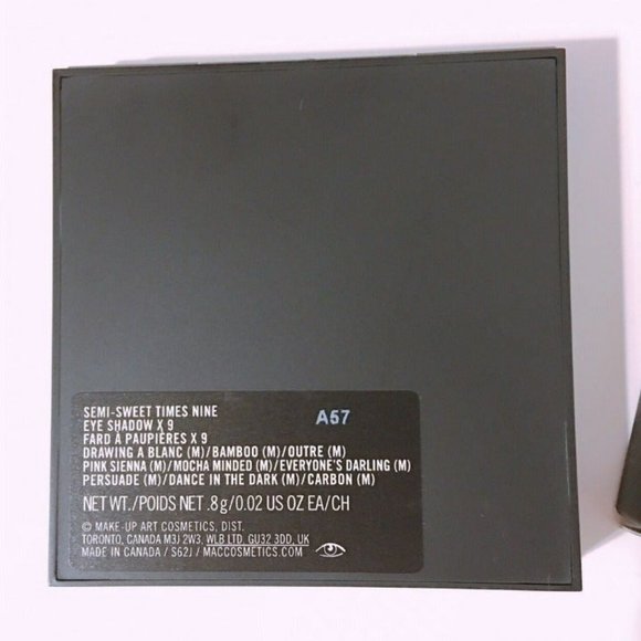 MAC Semi-Sweet times nine Matte Eye Shadow Palette - Picture 4 of 4
